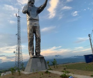 Inauguração estátua Padre Léo 
