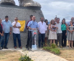 Inauguração estátua Padre Léo 