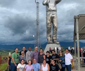 Inauguração estátua Padre Léo 