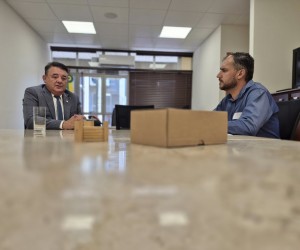 Visita na Alesc - Deputado Mauricio Peixer
