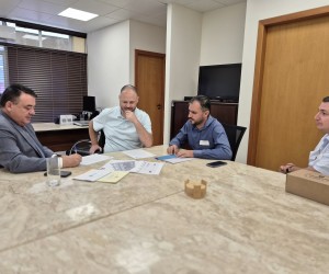 Visita na Alesc - Deputado Mauricio Peixer
