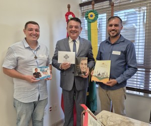 Visita na Alesc - Deputado Mauricio Peixer