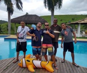 Em Itaperuna, Dia do Filho foi festejado em uma chácara cedida pelos Amigos de Bethânia