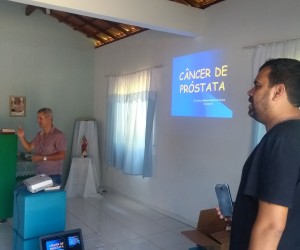 Filhos de Itaperuna participam de palestra de prevenção do câncer de próstata