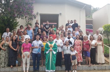 Padre Cristian Jardim celebra Missa no Recanto de Lorena (SP)