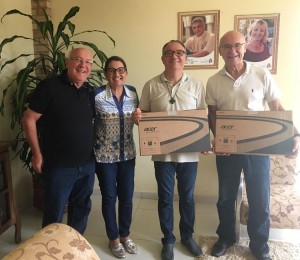 Comunidade Bethânia é contemplada com dois notebooks novos