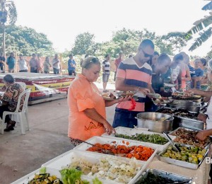 Almoço em prol de Construções no Recanto Uberlândia é sucesso