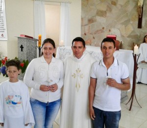 1ª Comunhão do Filho Josemar, no Recanto Irati´-PR