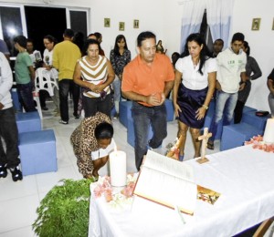 Missa dedicada a São Miguel Arcanjo no Recanto Italva/RJ