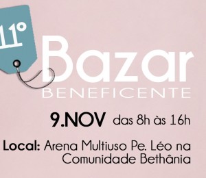 Comunidade Bethânia promove 11º Bazar Beneficente