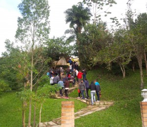 Caravana do Recanto Guarapuava em visita a Casa Mãe em São João Batista