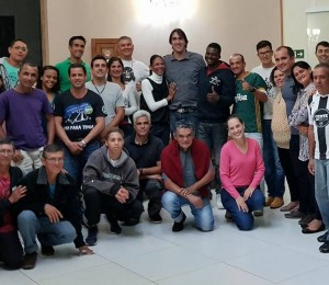 Campeão olímpico visitou o recanto Lorena, em São Paulo