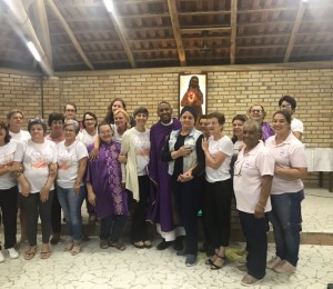 Pacientes da Rede Feminina participam de celebração especial na Comunidade Bethânia