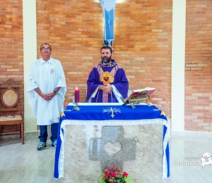  Frei Roberto celebra Missa no Recanto Guarapuava.
