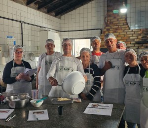 Filhos do Recanto de Cianorte participam de curso de alimentos sem glúten em parceria com o Senar