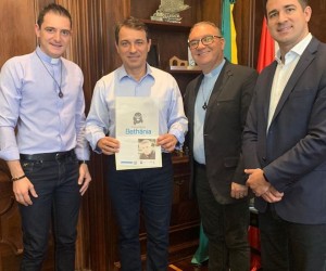 Entrega de convites - Governo do Estado de Santa Catarina