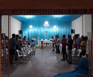 Grupo de Oração com grupo Voz  de Deus, em Cianorte (PR)