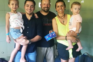 Família e Thiago Brado