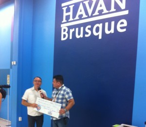 Comunidade Bethânia foi beneficiada pelo Troco Solidário Havan