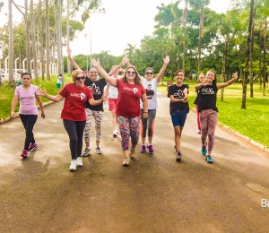 Caminhada pelo parque de Uberlândia com as Mulheres da Comunidade de Aliança e Amigas de Bethânia.