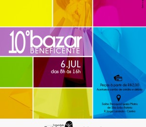 Comunidade Bethânia promove 10º Bazar Beneficente