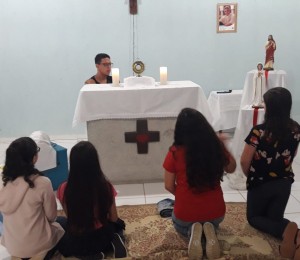 Encontro da turma da 1ª Eucaristia é realizado no recanto Itaperuna (RJ)